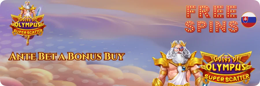 Ante Bet a Bonus Buy v Gates of Olympus Super Scatter Free