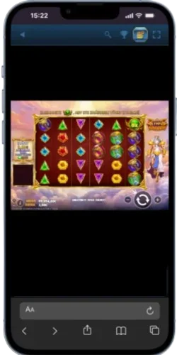 Brány Olympu Super Scatter screen